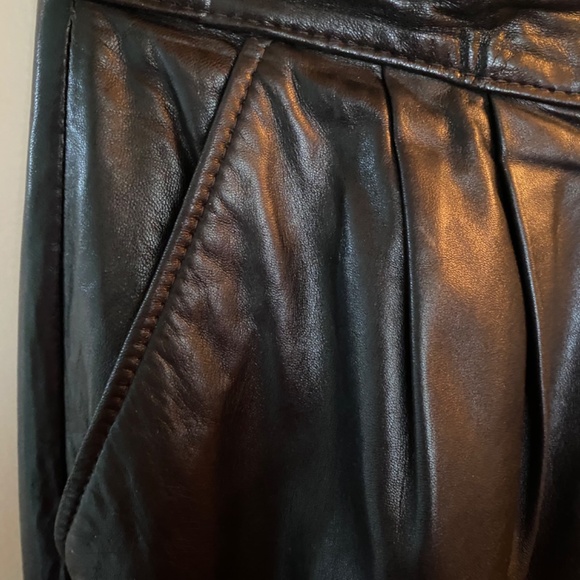 Vintage leather pants - Picture 2 of 5